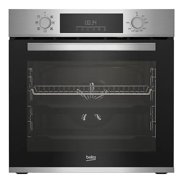 Pas Cher Beko Beyond Four encastrable 72L, 8 fonctions cuisson, Aeroperfect 3D, nettoyage vapeur SteamShine, sécurité enfant (BBIM12300X)