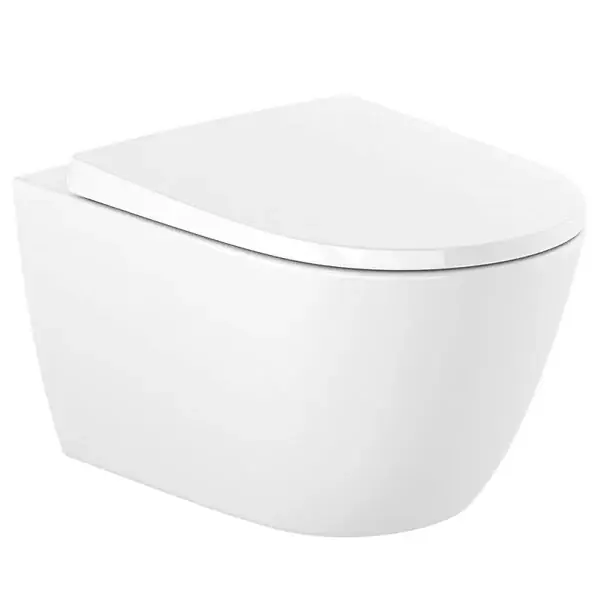 Produit De Marque Ona cuvette sans bride et fixations invisibles + abattant Soft Close (Onarimless) ROCA