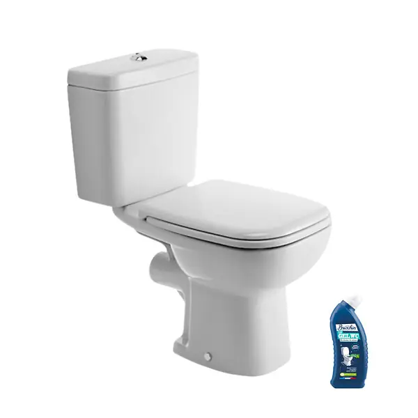 WC à poser D-code avec abattant + nettoyant DURAVIT Marque