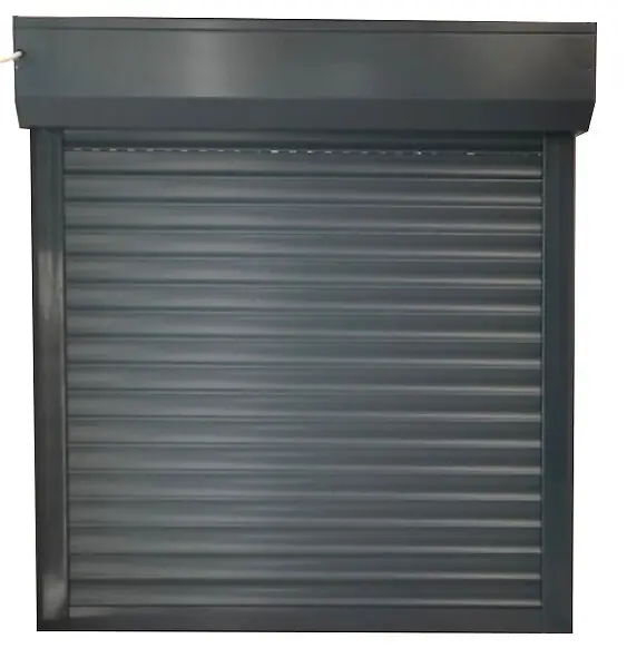 Volet recoupable motorisé aluminium gris - H.170xL.140cm Expédition Rapide