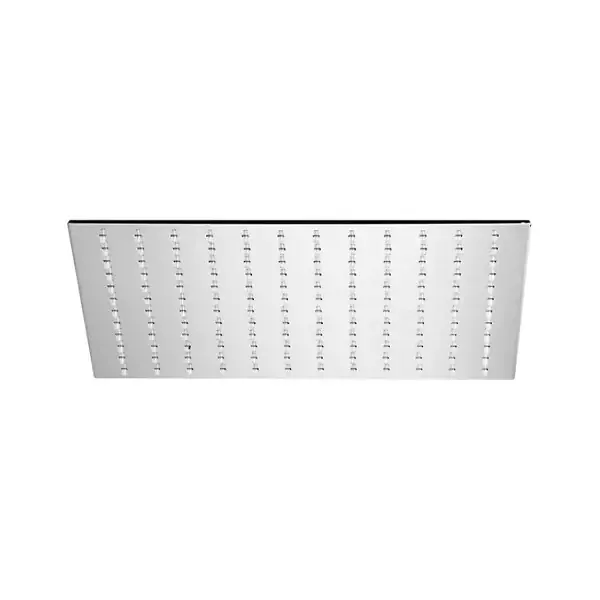 AGHE Pomme de douche carrée en métal slim chromé 400x400mm - THERMADOR - SF114ACR Promotion Saisonnière