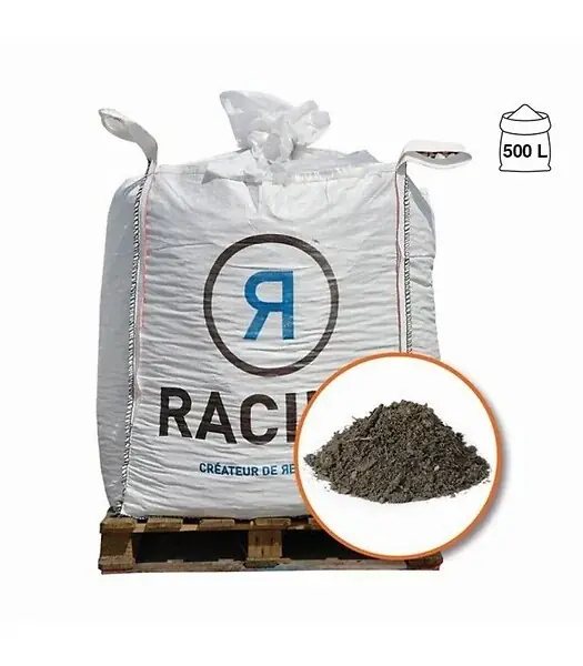 Terre végétale enrichie de compost calibre 0-15 big bag 500 litres RACINE Soldes