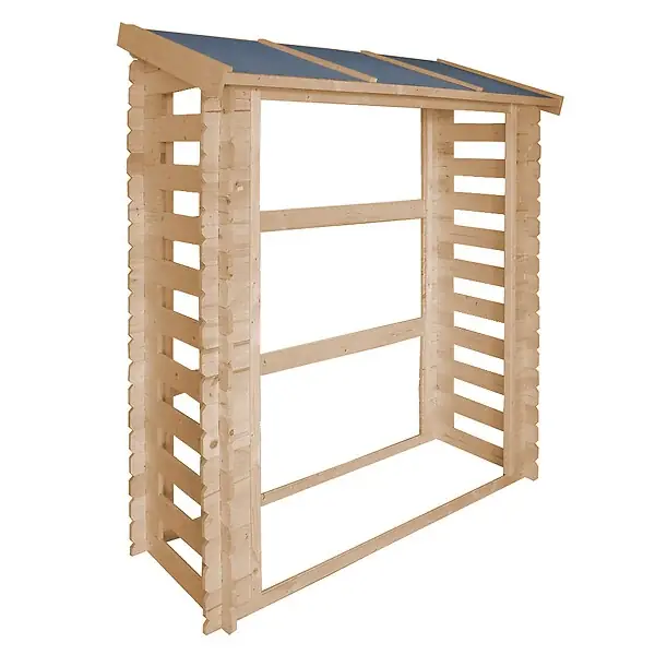 TIMBELA M201 - Abri à bûches - H200 x L86x l184 cm/ 0.9 m2 Bon Marché
