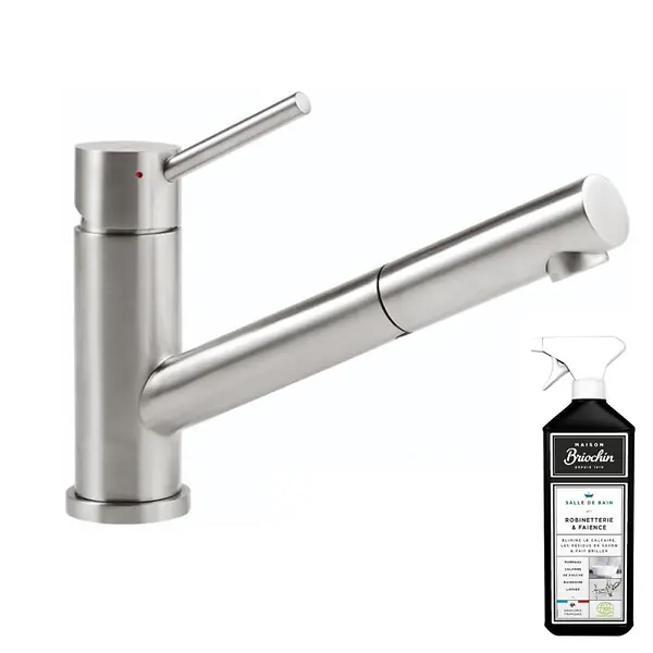 Must-Have Robinet cuisine rabattable Como Shower window Inox + nettoyant VILLEROY ET BOCH