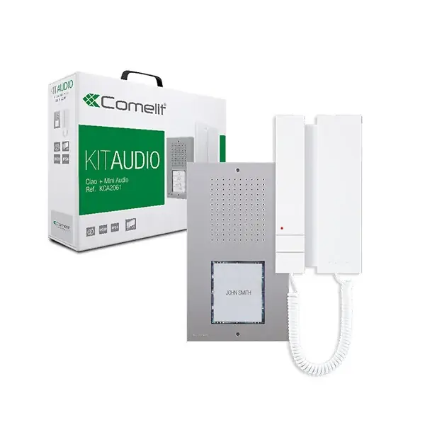Kit Interphone Ciao + combiné Mini - COMELIT - KCA2061B COMELIT IMMOTEC Retour Gratuit