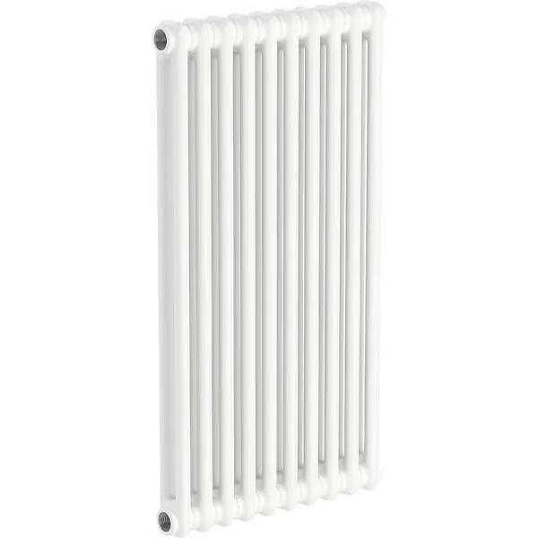 Radiateur IVREA en acier tubulaire vertical D25 mm H556 mm 2 colonnes 8 éléments blanc - THERMADOR - IV055608202NBZ01 Promotion Saisonnière