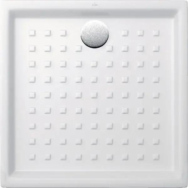 Jusqu'à Épuisement Des Stocks Receveur O.NOVO extra plat - carré - Dimensions 90 X 90 cm - Couleur BLANC- réf 62219001 - VILLEROY ET BOCH