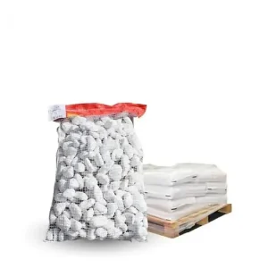 Expédition Rapide Galet marbre blanc pur 25-40mm, 10 filets de 20 kg - F-PAI051-10x20 RACINE