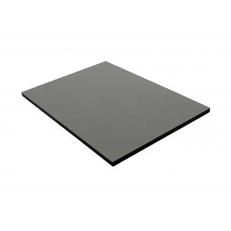 Authentique Panneau de bardage stratifié HPL compact Gris Quartz, ep.6 mm, l.130 cm, L.305 cm MCCOVER