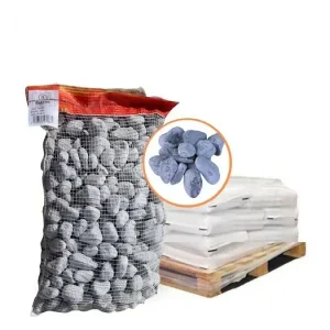 Meilleur Prix Galet marbre gris Nevada 25-40mm, 10 filets de 20 kg - F-PAI074-10x20 RACINE