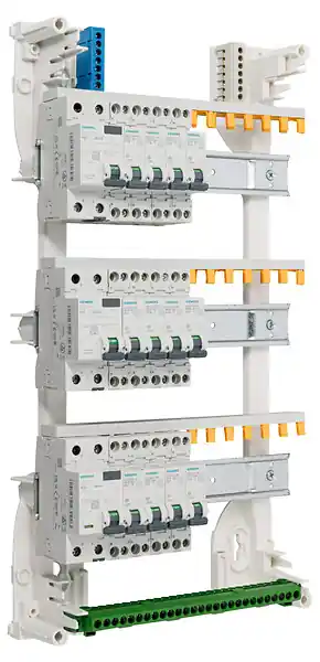 Paiement Sécurisé SIEMENS TABLEAU PREEQUIPE 3 RANGEES 3 ID + 12 DISJ SIEMENS (KNX)