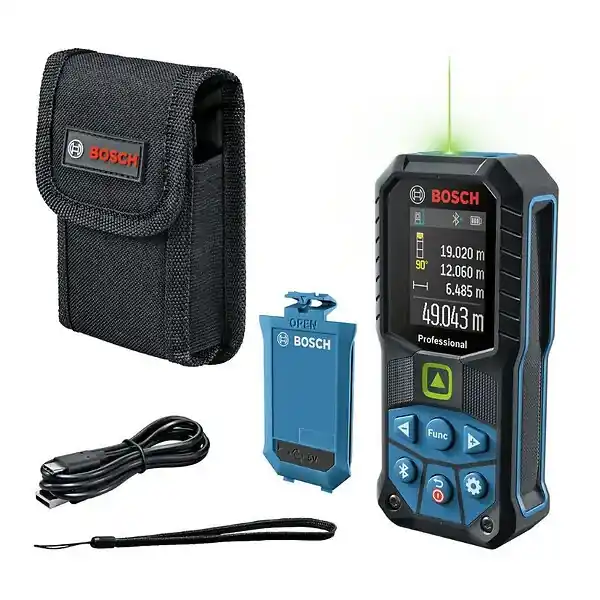 Offre Exclusive Télémètre laser BOSCH 0601072U01 - GLM 50-27 CG Bluetooth avec batterie Li-ion BA 3.7V 1.0Ah A