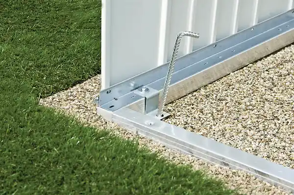 Cadre de sol pour abri Europa aluminium - 40x40mm BIOHORT Dernière Chance