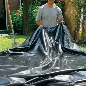 Petit Prix Bâche de bassin PVC Aqualiner - Noir - L.8xl.6m UBBINK