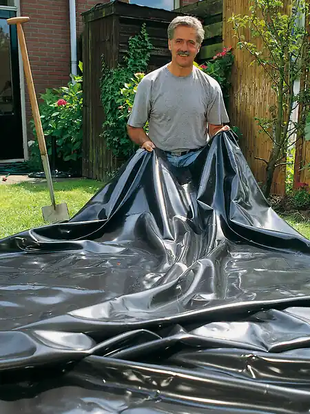 Petit Prix Bâche de bassin PVC Aqualiner - Noir - L.8xl.6m UBBINK
