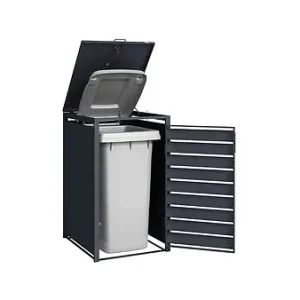 Prix Bas Cache-poubelle métal Gary 240L - L.80xH.116xP.68cm WEKA