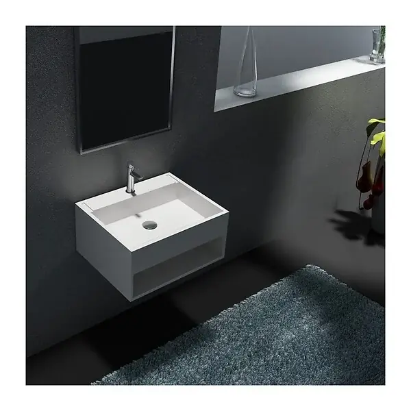 Vente Directe Lave main solid surface Réf SDWD38159 DISTRIBAIN