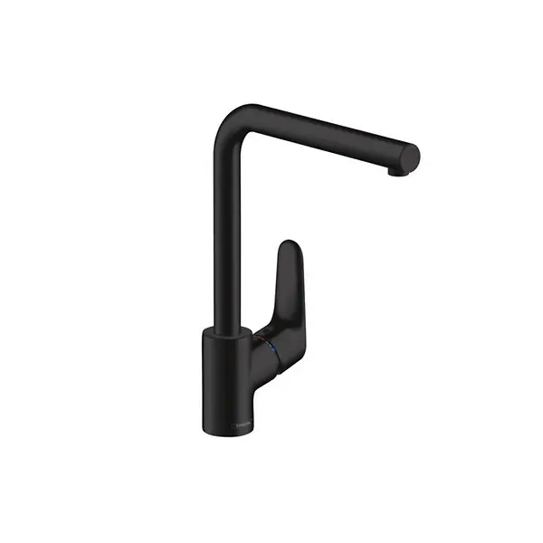 Dernière Chance Focus M41 Mitigeur cuisine 280 noir mat, 1jet (31817670) HANSGROHE