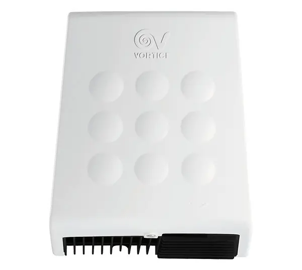 Sèche-mains automatique 2000 W 170 m3/h coque en ABS avec filtre anti-poussière Optimal Dry Vortice Vente Flash
