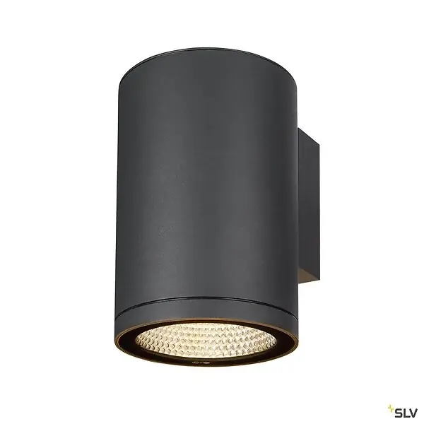 Vente Flash Applique extérieure SLV ENOLA ROUND, rond, anthracite, LED, 35W, 3000K/4000K, IP65 - Taille L