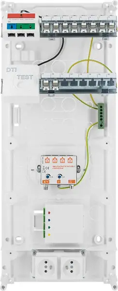 BATILEC Coffret de communication GRADE 3 TV 8RJ45 avec actifs Dernière Chance