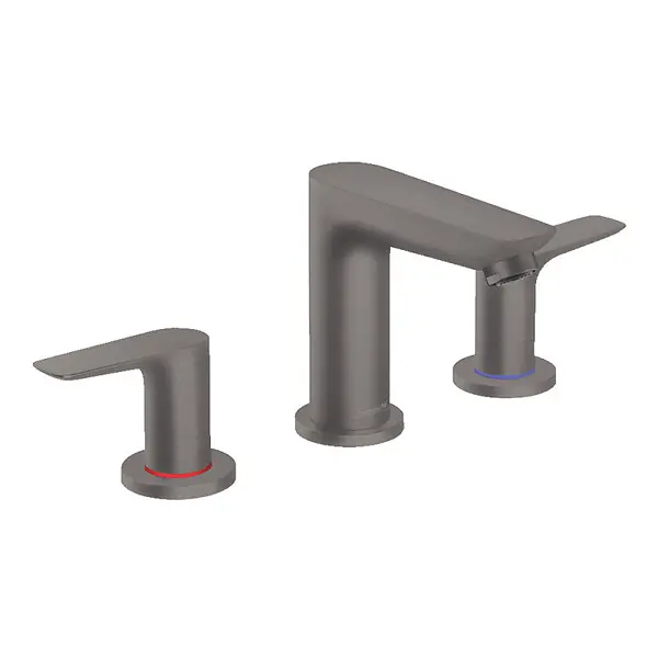 Satisfait Ou Remboursé Hansgrohe Talis E Mélangeur de lavabo 3 trous 150, noir brossé, avec tirette et vidage (71733340)