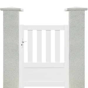 Prix Promo Portillon PVC PAVIN semi ajouré - H.100xL.130cm MOREY
