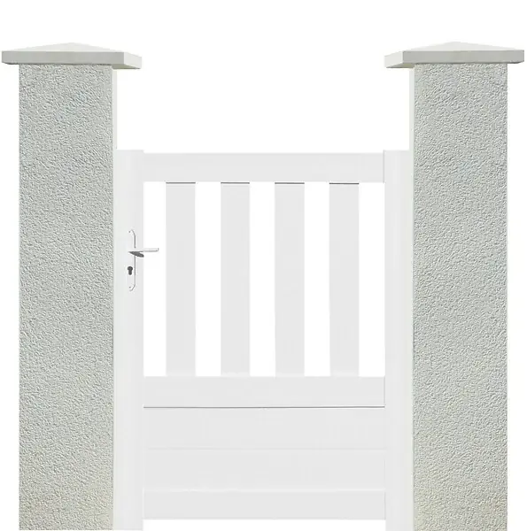 Prix Promo Portillon PVC PAVIN semi ajouré - H.100xL.130cm MOREY