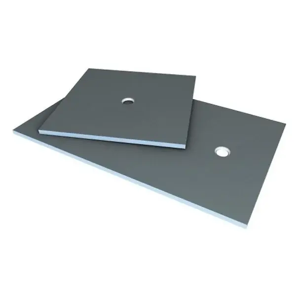 Must-Have Receveur en polystyrène extrudé à carreler Primo 900 x 900 mm à sortie centrée WEDI