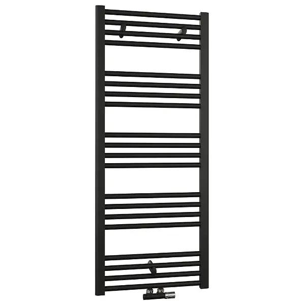 Quantité Limitée Sèche-Serviettes Eau Chaude MAHANA Droit 598W Acier Noir - THERMADOR - MAH6001238DNR