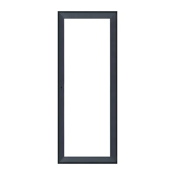 Fenêtre PVC 1 vantail - Anthracite int/ext - H.215xL.80cm QUADROFORM Commande En Gros
