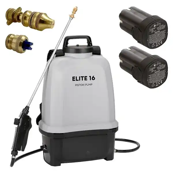 Dernière Chance Pulverisateur Électrique à Batterie 16L 8 Bar 2 Batteries Lithium Chargeur Végetaux Toiture VOLPI