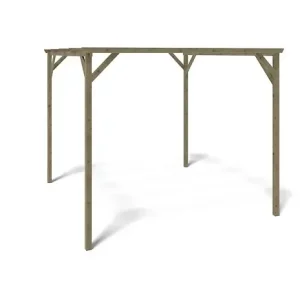 Carport, abri de voiture 3x3 m - 9 m2 - CAR12 ALTANKA Affaire À Saisir