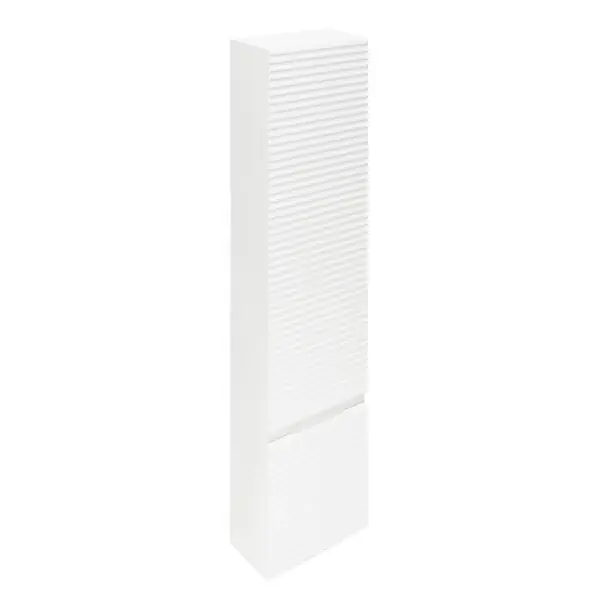 Jusqu'à Épuisement Des Stocks Meuble colonne suspendue salle de bain strié Savona 40,2x157x21,7 cm blanc brillant (SAVONAV40BI) NATUREL