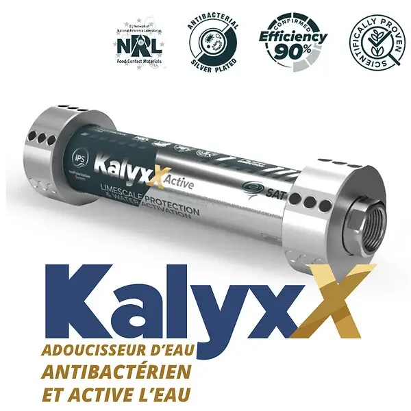 Marque Swiss Aqua Technologies Adoucisseur d‘eau Anticalcaire Antibacterien innovant IPS Kalyxx Active G1/2 " femelle (IPSKXAG12)