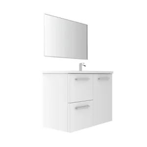 Bon Plan Meuble vasque droite blanc - L90xP45cm VIF