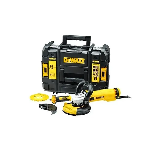 Remise Meuleuse d‘angle 1200 W à˜ 125 mm avec système anti-redémarrage et coffret DWE4217KT DeWalt