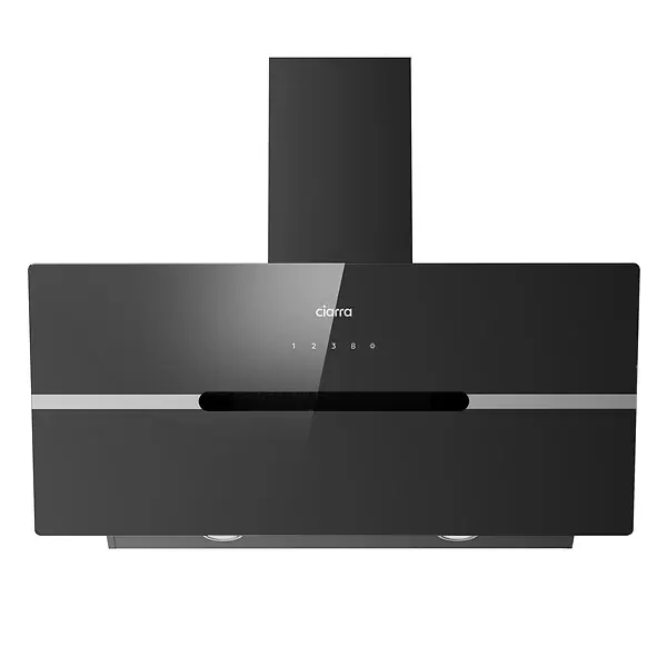 Expédition Rapide Hotte Murale Inclinée 90cm WIFI+APP Contrôle 650m³/h Booster Fonction CD9736FB CIARRA