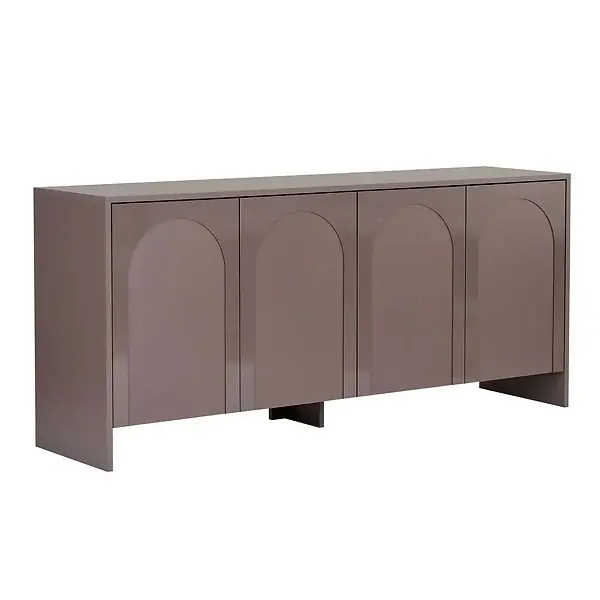 Marque Buffet en bois "Arlen" - 180 x 45 x 80 cm - Atlas HABITAT ET JARDIN