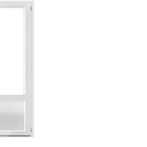 Porte-fenêtre PVC 2 vantaux - Blanc - H.205xL.120cm QUADROFORM Meilleur Prix