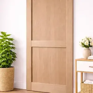 Marque Porte Coulissante Atelier 2 Panneaux chene H204 x L73 cm GD MENUISERIES