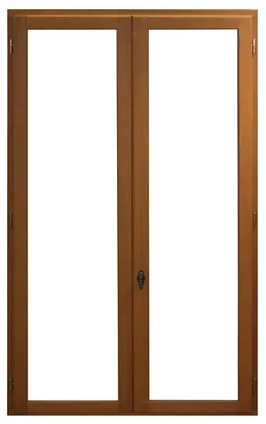 Livraison Express Fenêtre 2 vantaux bois double vitrage - H.195xL.100cm TOTEM