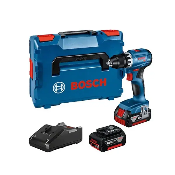 Marque Perceuse - visseuse sans fil BOSCH GSR 18V-45 06019K3204 + 2 batteries 3Ah 18V en L-Boxx Professionnal