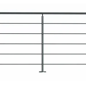 Pack 2m prestio anthracite fixation à plat KORDO Prix Cassé