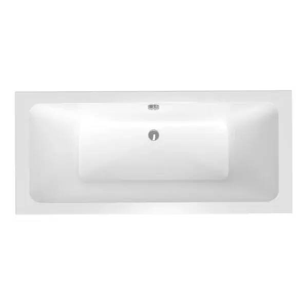 180x80 cm Nora Plus baignoire rectangulaire en acrylique, gauche et droite, sans pieds, blanc (NO1800PLUS) LAGUNA Prix Réduit