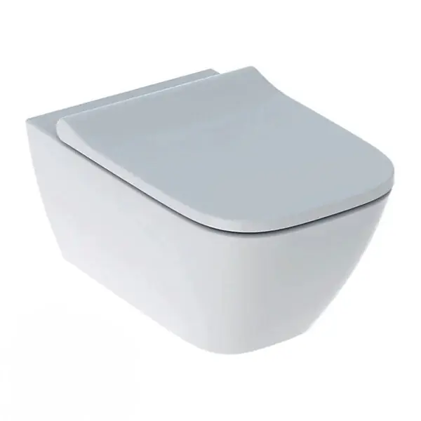 Geberit Smyle Square WC suspendu Rimfree avec fixations invisibles, caréné, avec abattant softclose slim (500.683.00.2) Top Vente