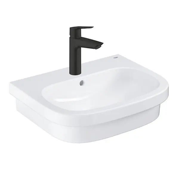 Prix Réduit Vasque à poser Euro Ceramic 60cm + Mitigeur lavabo M Start avec ouverture froide Noir GROHE