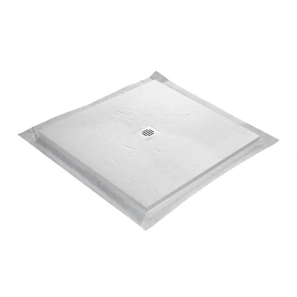 Meilleure Vente Receveur pierre naturelle ardoise claire U-Tile grille carrée centrée MARMOX