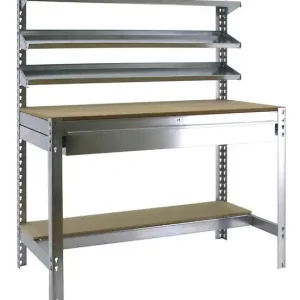 SimonRack - Kit Etabli 1440x1500x750mm Charge 600Kg - SIMONWORK BT-1 BOX 1500 GALVA/BOIS SIMONRACK SIMON RACK Jusqu'à Épuisement Des Stocks