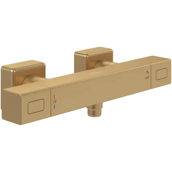 Dernier Modèle Mitigeur douche thermostatique Universal rectangle Or brossé VILLEROY ET BOCH